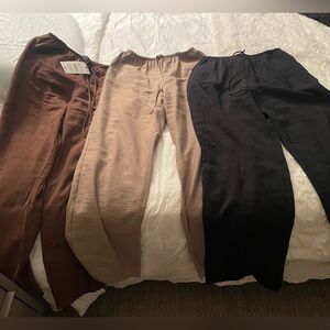 NWT Zara flowy pants bundle